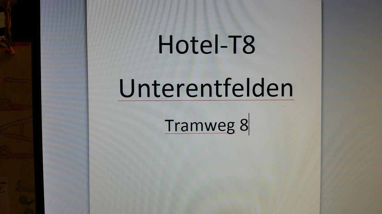 Hotel-T8 Unterentfelden Exterior photo